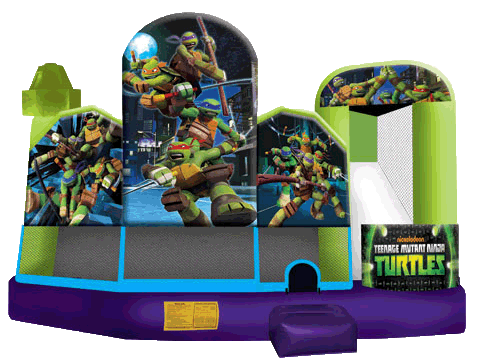Ninja Turtles 5 In 1 Inflatable Rental
